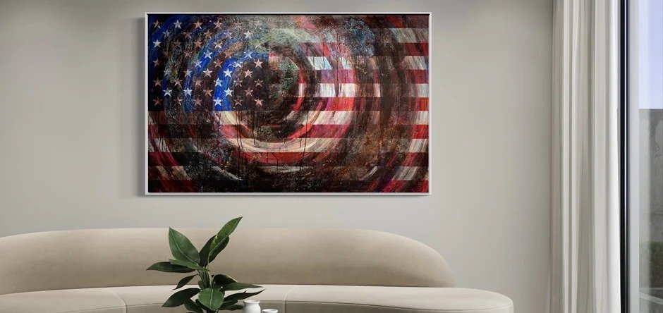 einrichtung mit moderner Kunst | Markhellbusch.com