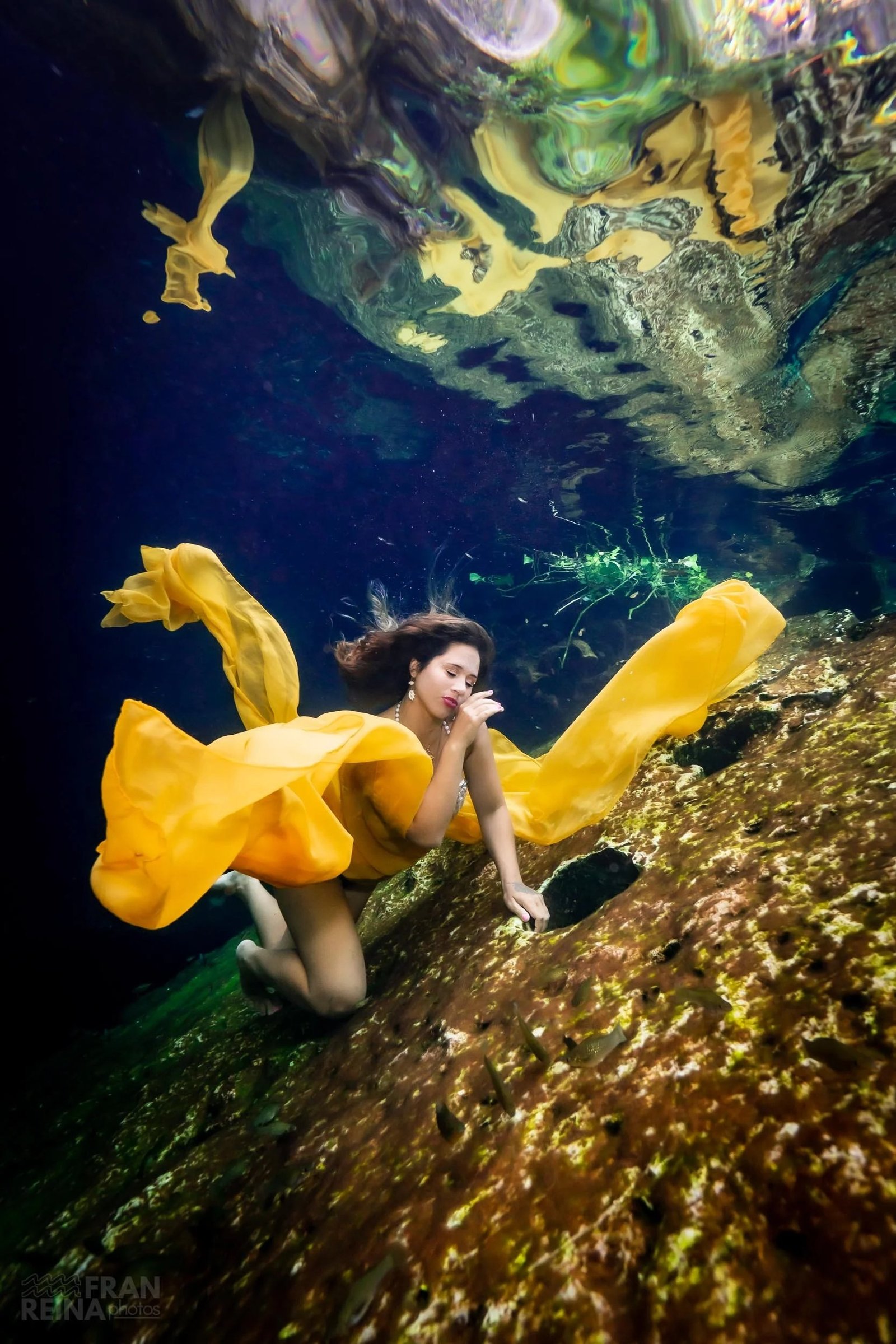 Beneath the Waves: A Dreamy Oceanic Portrait Session