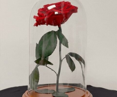 Eternal Rose in a Glass Dome: A Timeless Keepsake