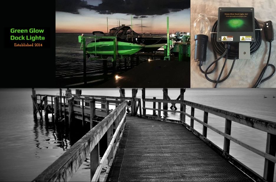 Shimmering Underwater Lighting for Docks and Boats
