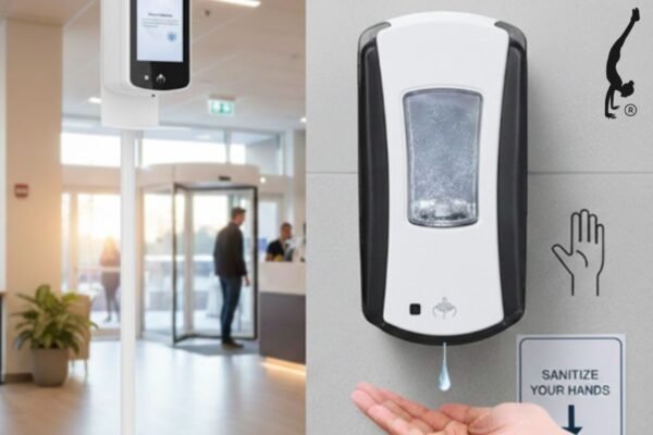 Versatile Sanitiser Stand for Any Dispenser