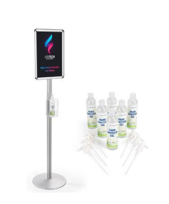 Keep Spaces Hygienic with a Hands-Free Sanitiser Stand