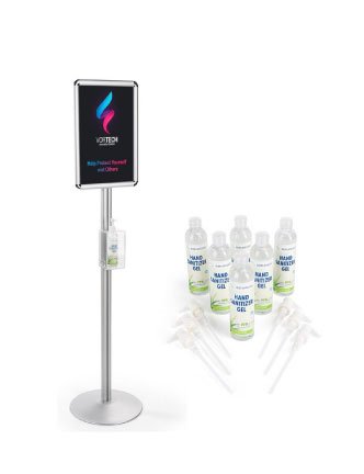 Keep Spaces Hygienic with a Hands-Free Sanitiser Stand
