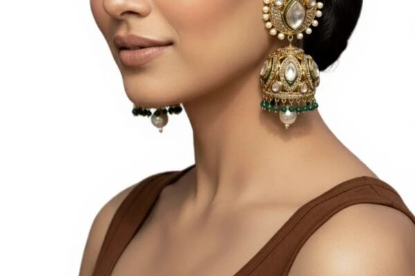 Exquisite Handcrafted Diya Earrings for Toronto Celebrations