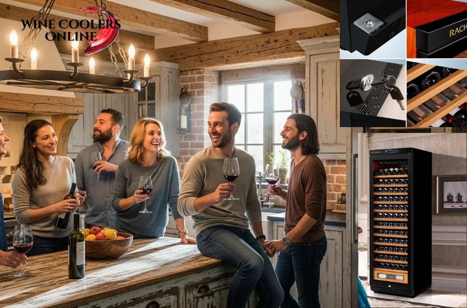 Twin-Zone Wine Cabinet: Elegant Cooling for Collectors