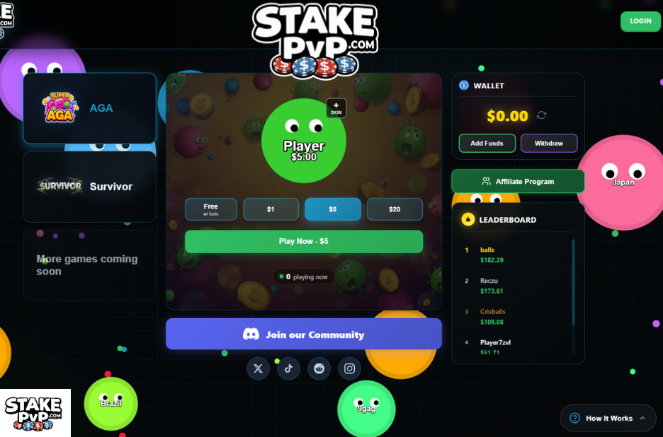 Skill Based Pvp Crypto Games | Stake Pvp