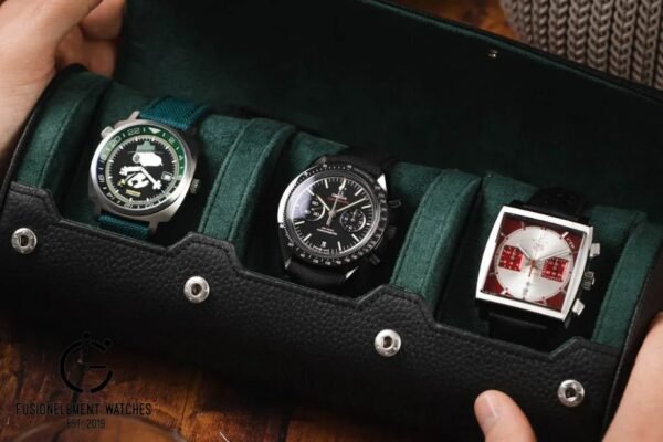 Bold Racing Heritage: A Black PVD Chronograph Masterpiece