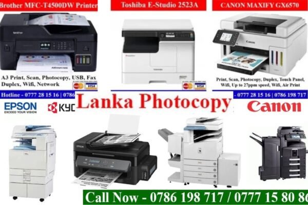 Top Printer Picks for Sri Lanka: Quality, Reliability and Value
