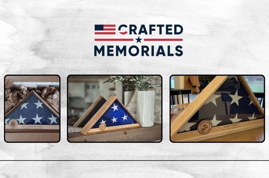 Commemorative American Flag Case – Durable Display for Patriotic Tribute and Memorials