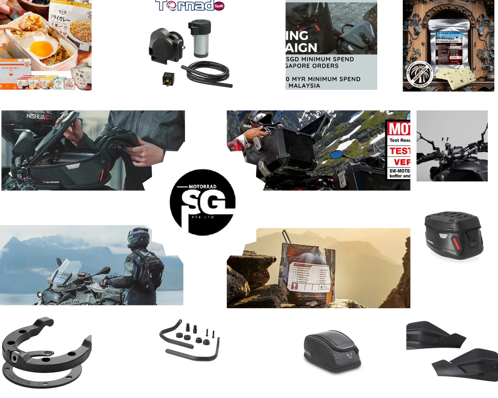 Explore Premium Motorcycle Gear and Luggage for Adventure Riders