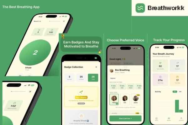 Best Breathwork App for Beginners to Reduce Stress and Improve Focus