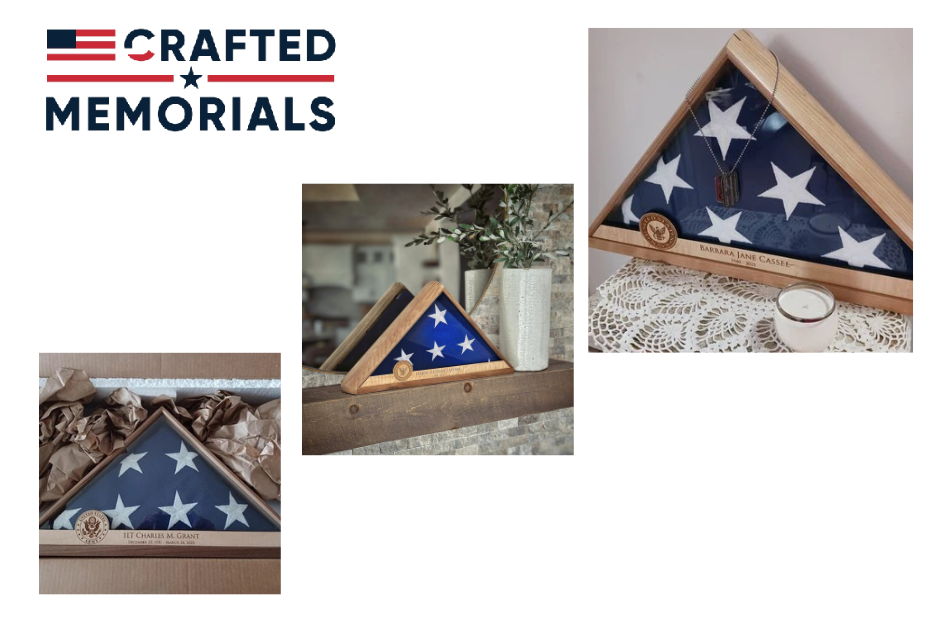 Premium Flag Display Case | Crafted Memorials