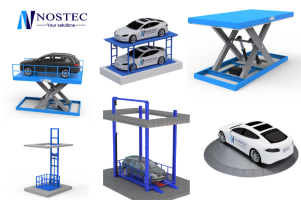 Smart Parking Boost: A Durable Two-Post Lift for Cars