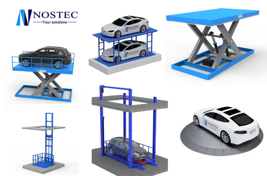 Smart Parking Boost: A Durable Two-Post Lift for Cars