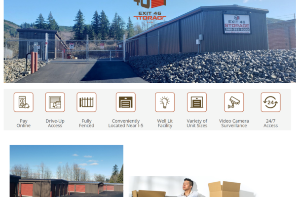 Secure, Convenient Gated Storage in Castle Rock, WA