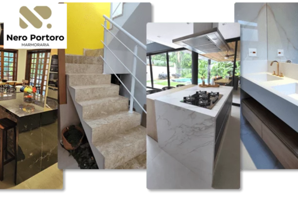 Pedra natural versátil com acabamento elegante para ambientes modernos