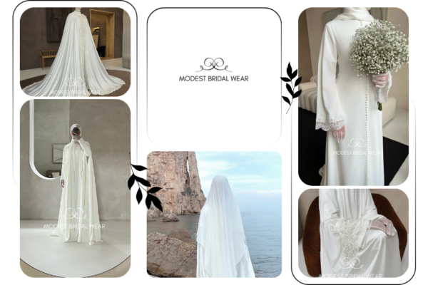 Amina Wedding Dress – Elegant and Modest Bridal Wear for Your Special Day