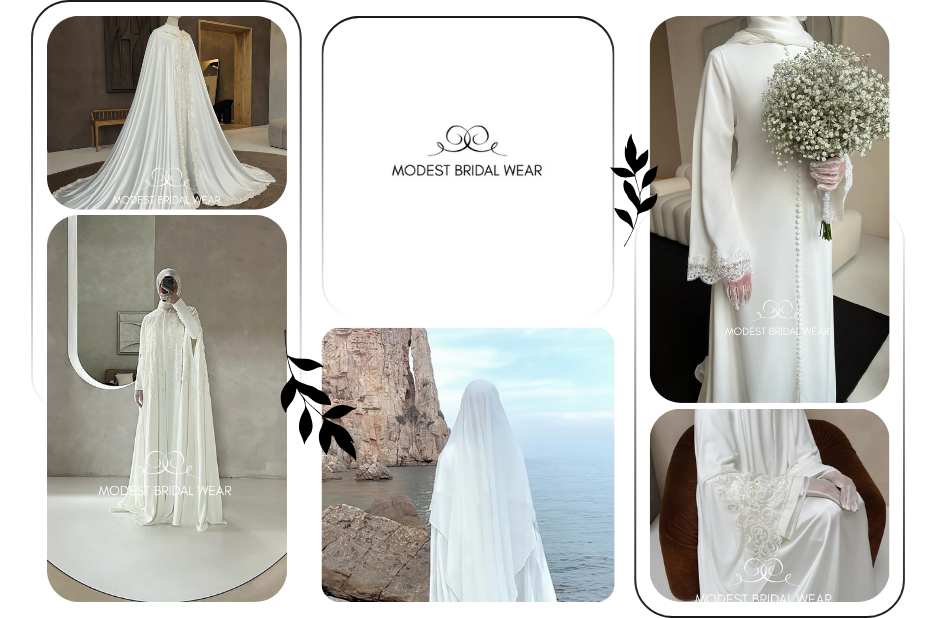 Amina Wedding Dress – Elegant and Modest Bridal Wear for Your Special Day
