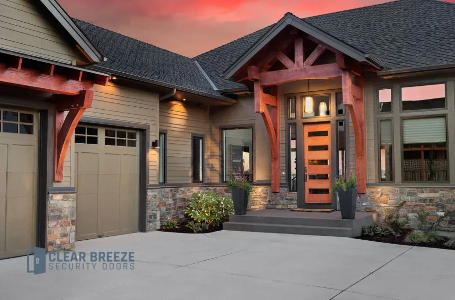 Premium Clear Security Doors for Enhanced Home Protection and Visibility