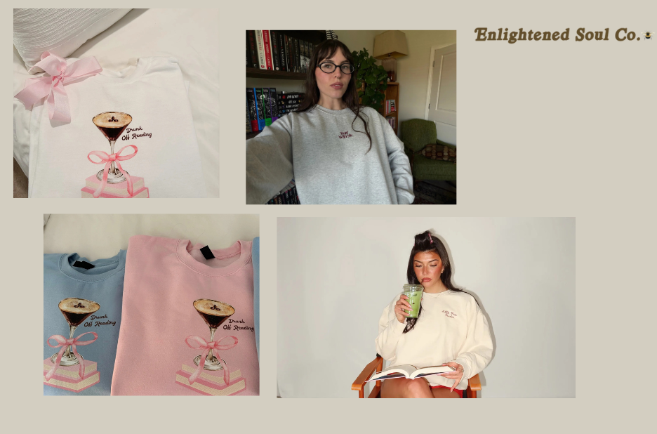 Bookish Hooded Blanket | Enlightened Soul Co.