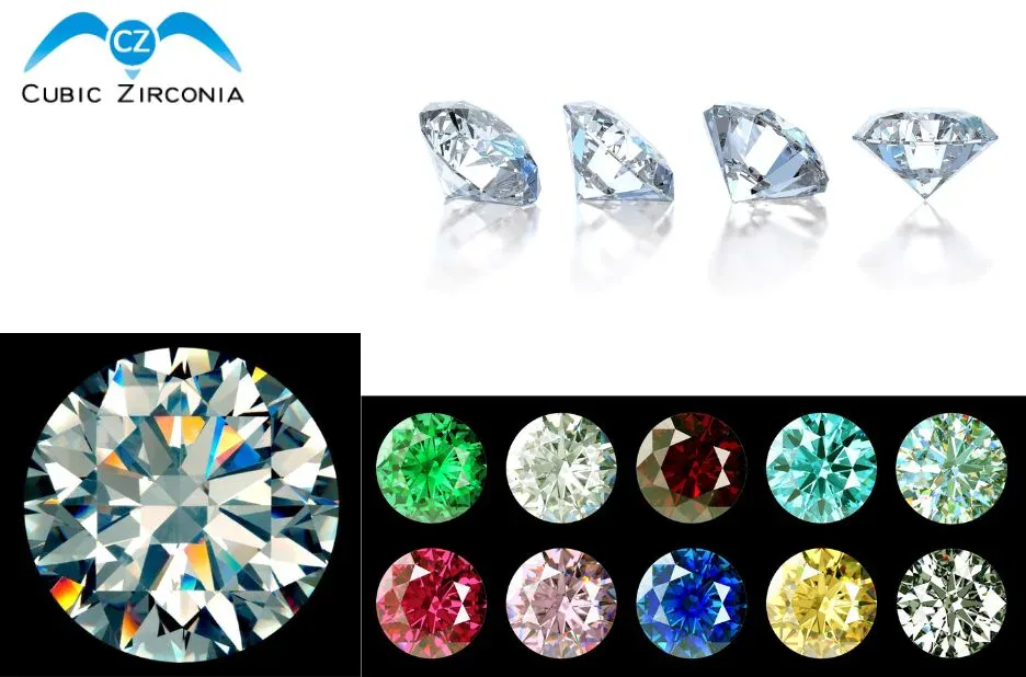 High-Quality CZ Rough Gems for Stunning Jewelry Creations | CubicZirconiaGem.com