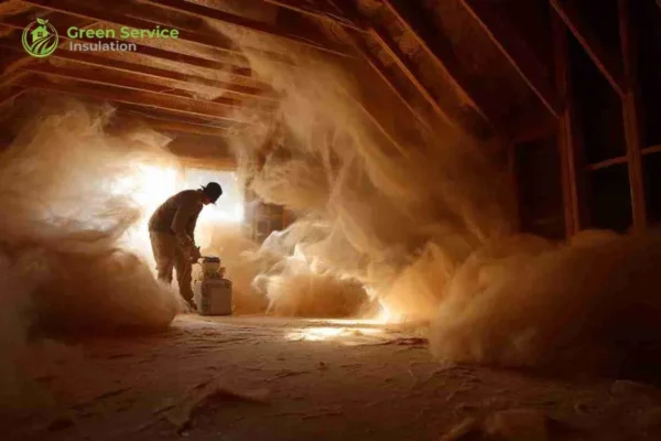 Blown In Cellulose Insulation for Energy-Efficient Attics | Greenserviceinsulation.com