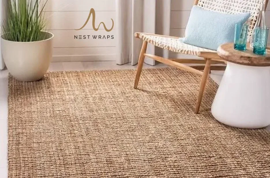 Square Jute Rug NZ – Sustainable Handwoven Natural Fibre Rugs for Stylish Interiors