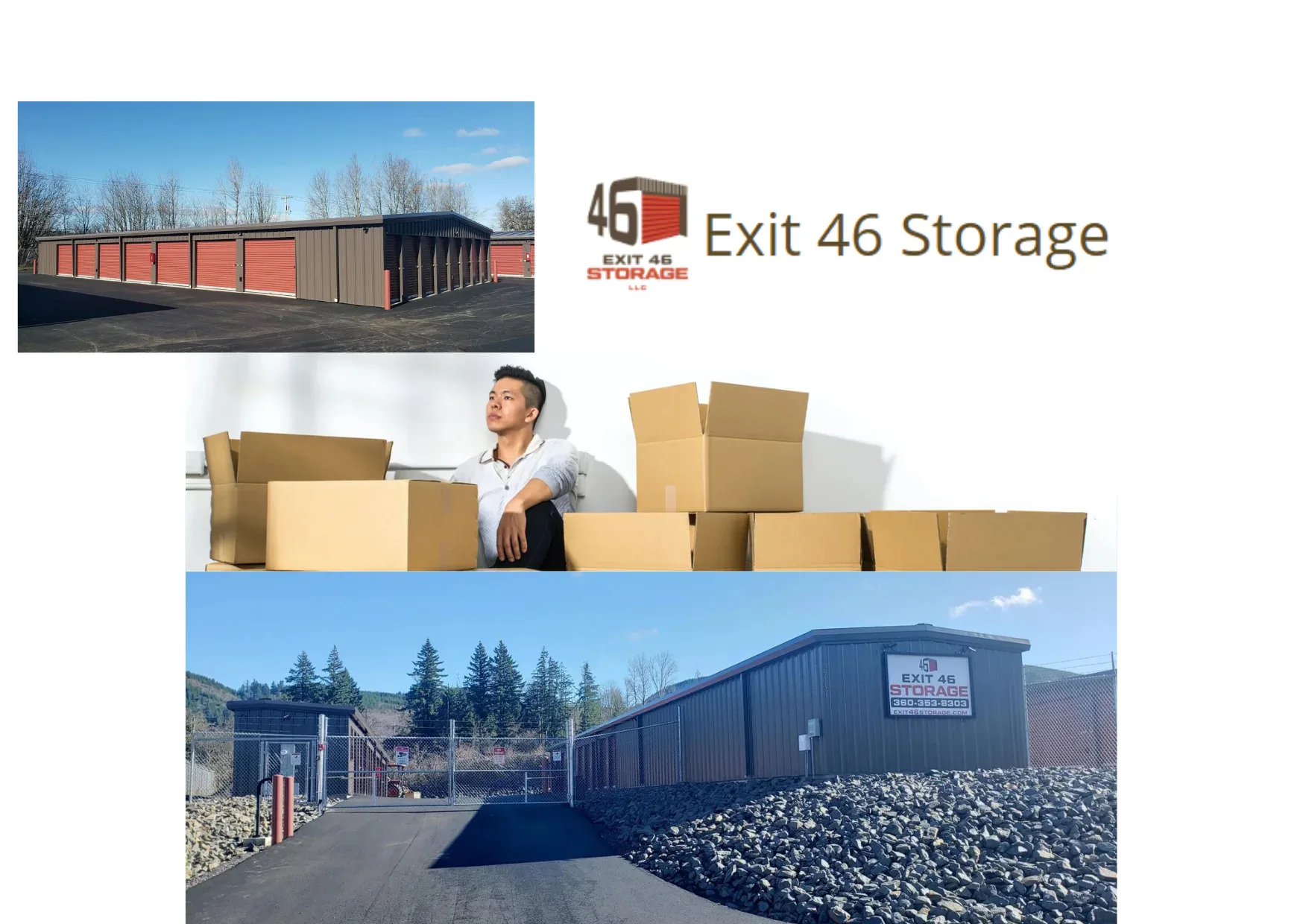 Secure and Affordable Storage Facility in Longview WA | Exit46Storage.com