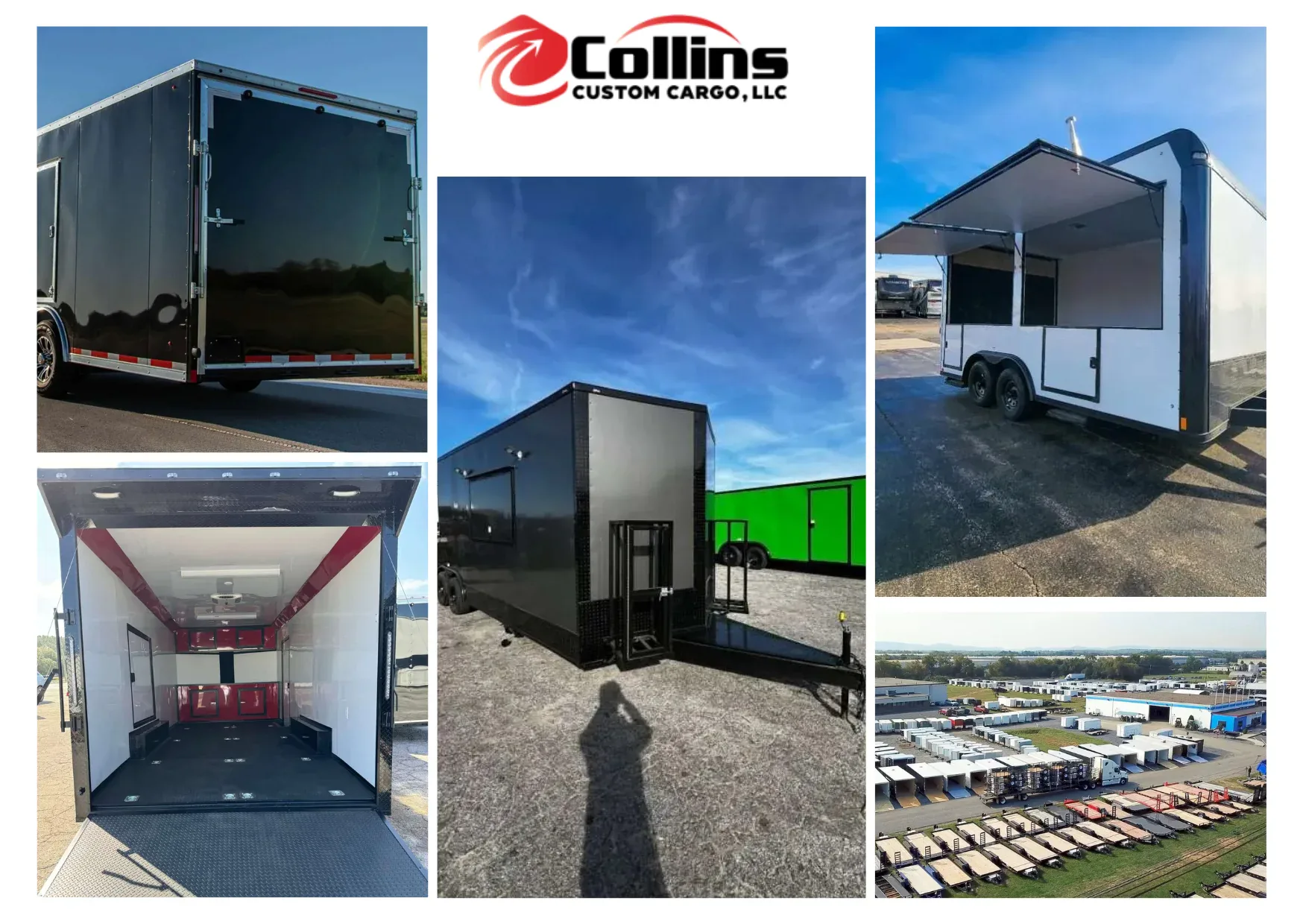 Silver Frost Blackout Cargo Trailer for Sale – Durable, Secure, and Stylish Enclosed Trailers