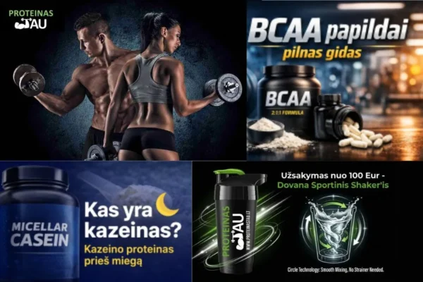 Kreatinas – efektyvus sporto papildas raumenų jėgai ir atsistatymui