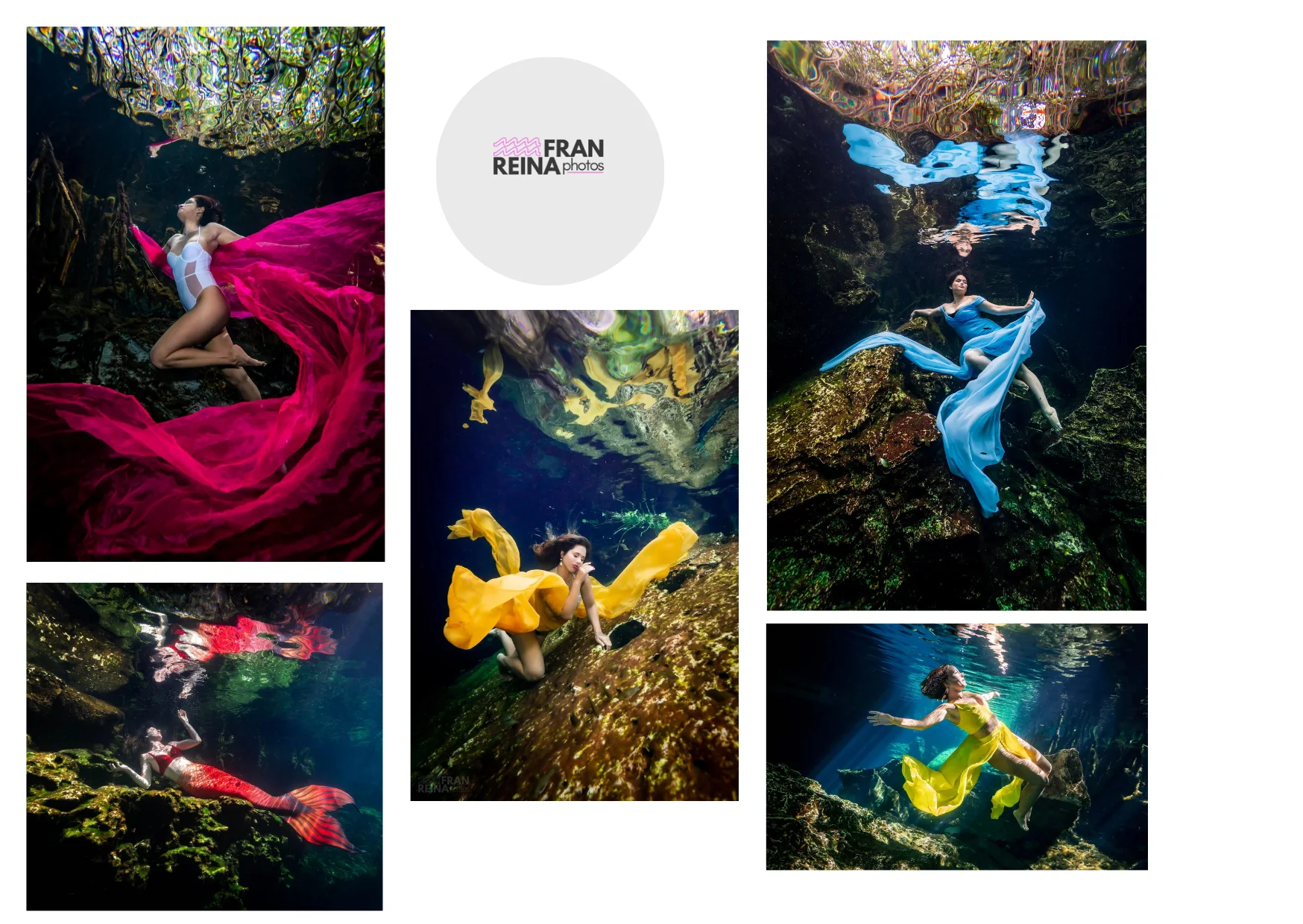 Stunning Underwater Photoshoot In Tulum for Cinematic and Natural Portraits