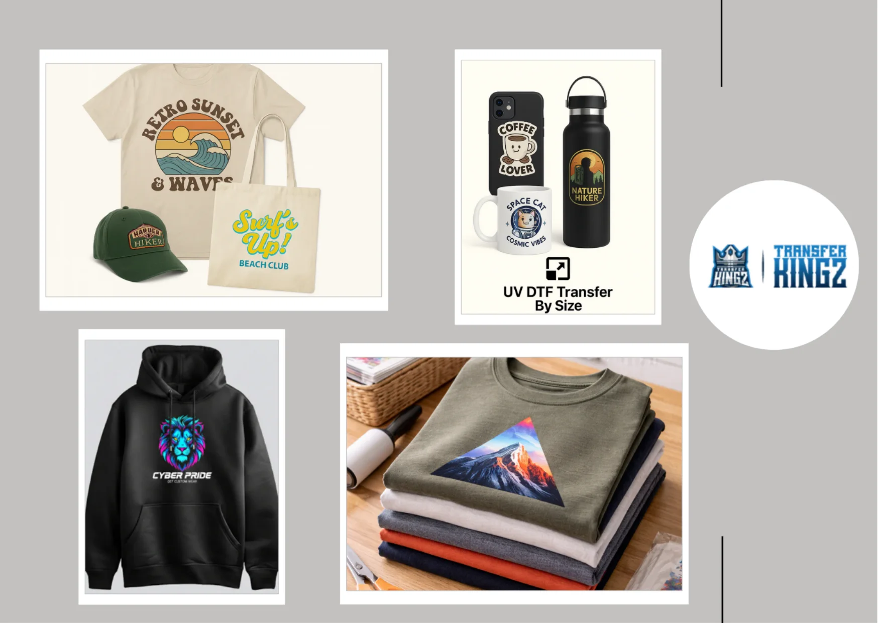 Custom Heat Transfers for T Shirts – Durable, Vibrant, and Easy-to-Apply Designs