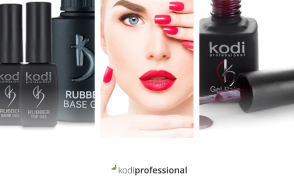 Rubber Top Gel Kodi for Long-Lasting Glossy Nail Protection and Shine