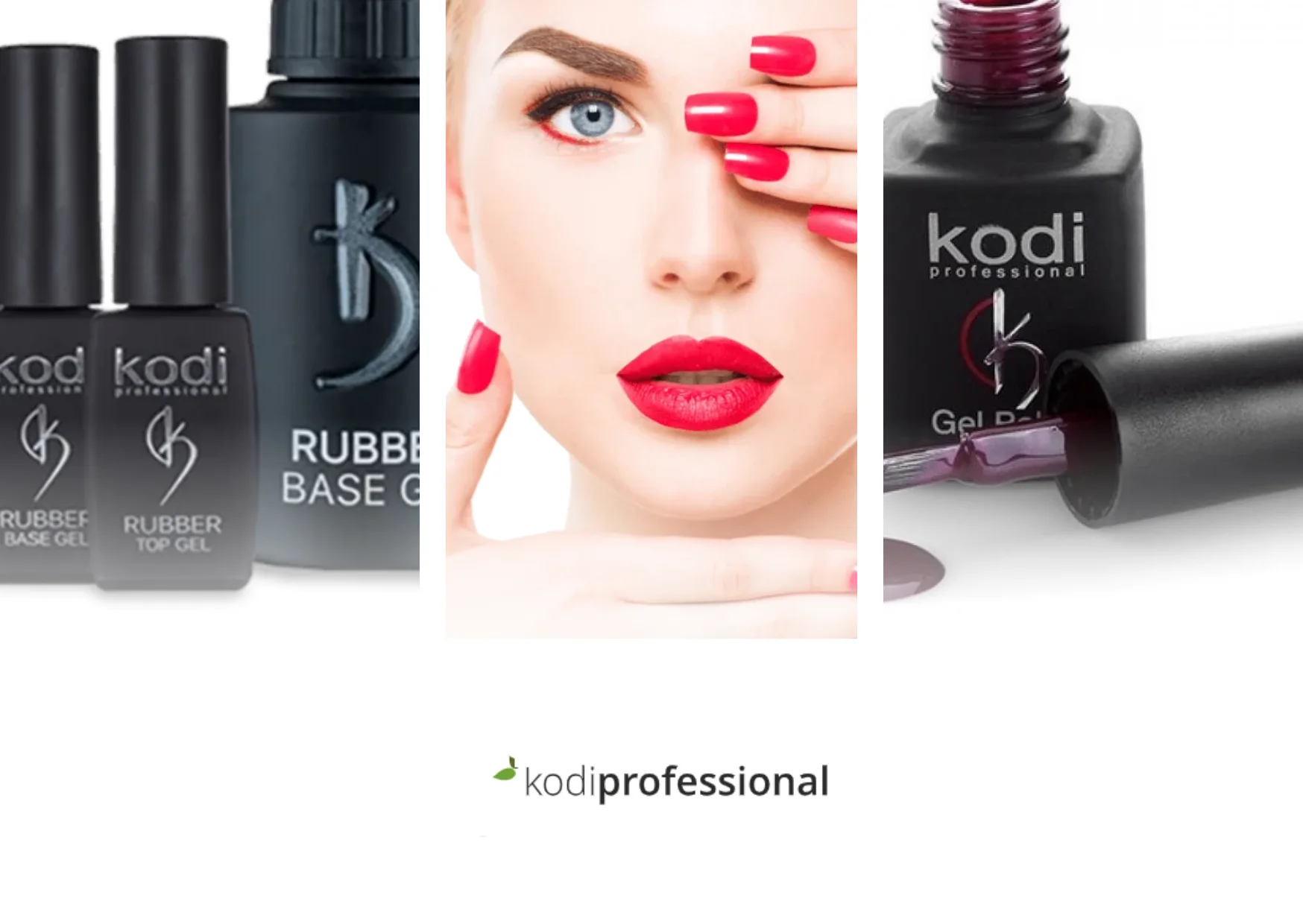 Rubber Top Gel Kodi for Long-Lasting Glossy Nail Protection and Shine