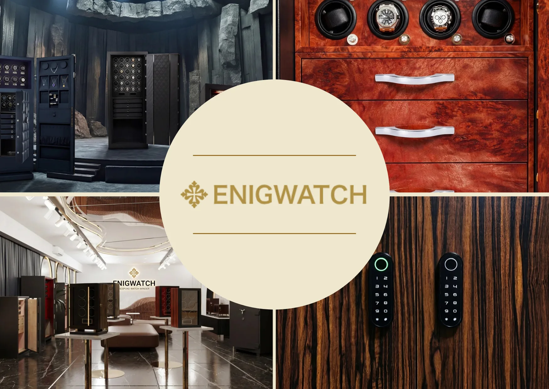Premium 16 Slot Watch Winder Cabinets for Luxury Watch Collectors