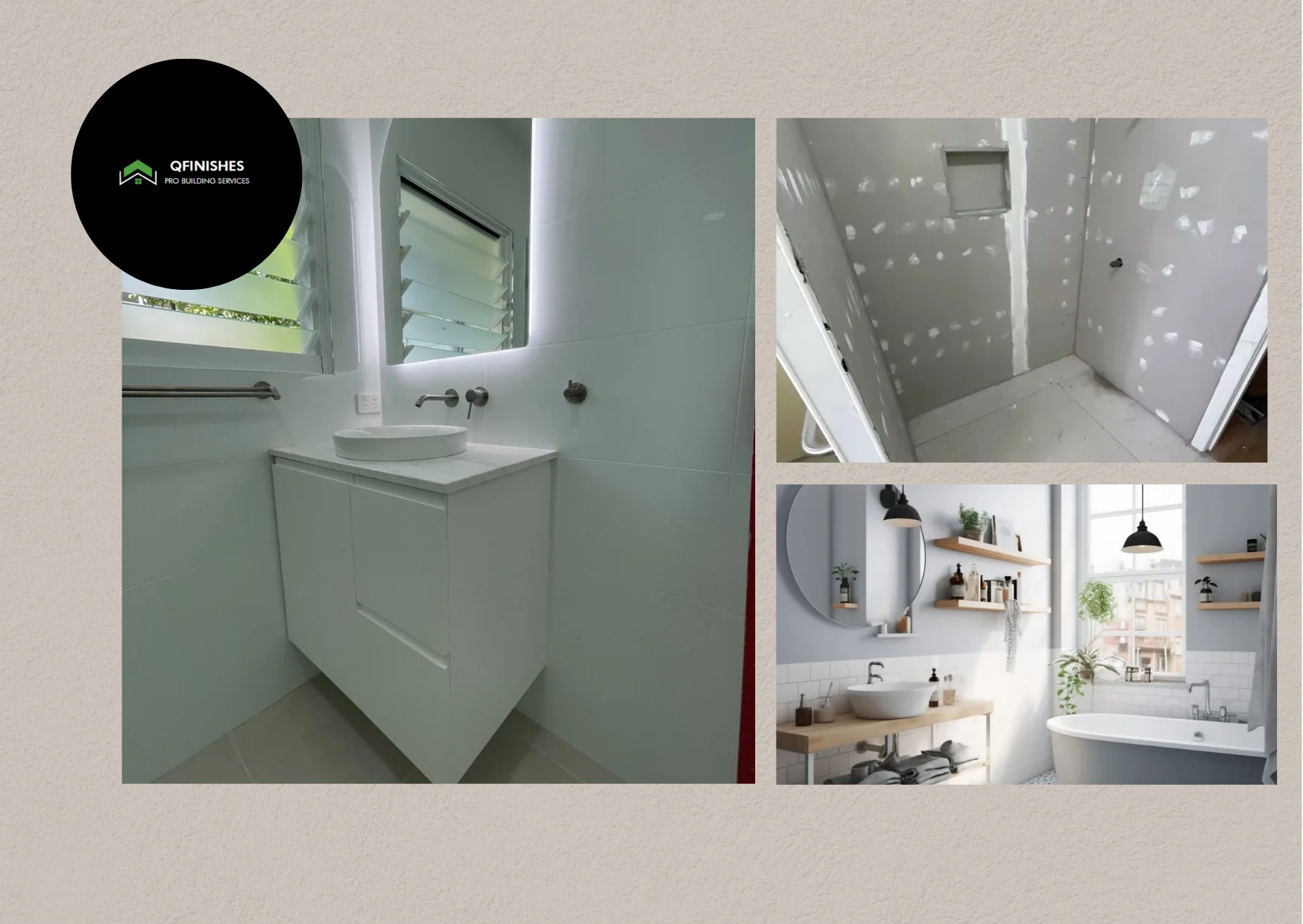 Transform Your Home with Expert Custom Bathroom Designs in Brisbane by Qfinishes