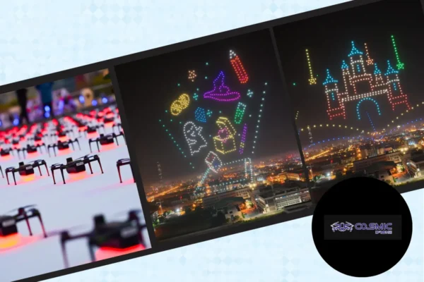 How to Create Stunning Aerial Displays with Cosmic Drone for Memorable Events