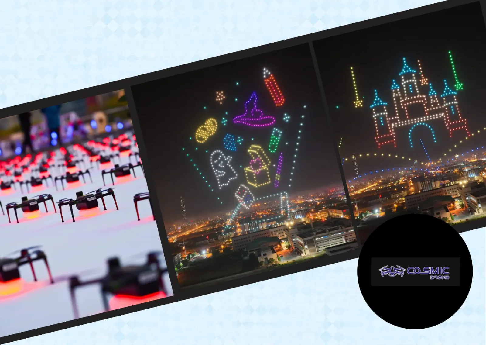 How to Create Stunning Aerial Displays with Cosmic Drone for Memorable Events
