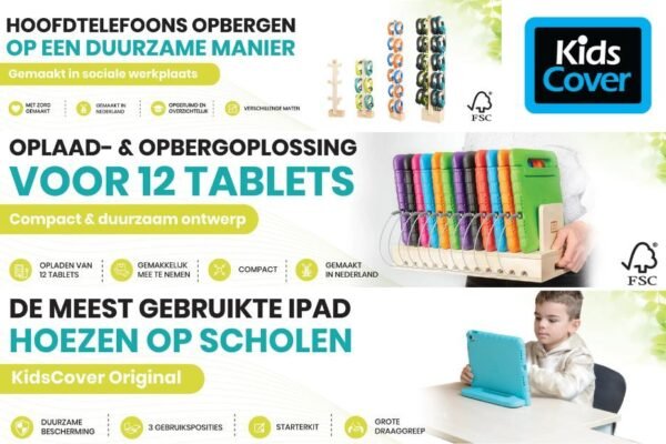 iPad hoes screenprotector school: extra bescherming voor kids op school door Kidscover.be