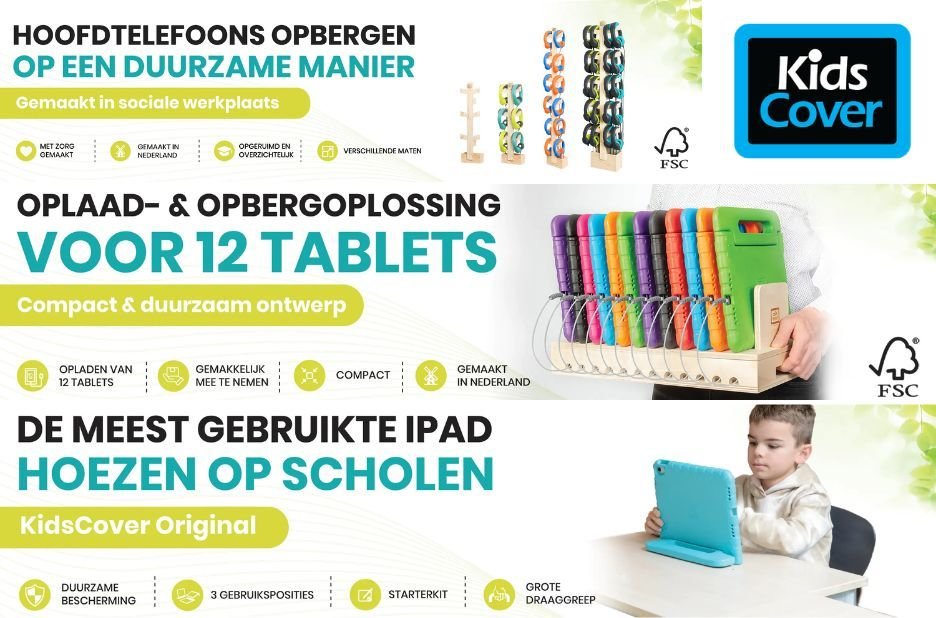 iPad hoes screenprotector school: extra bescherming voor kids op school door Kidscover.be