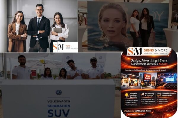 لافتات مخصصة في الكويت تجمع بين التصميم الاحترافي والتميز لعلامتك التجارية